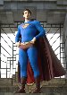 Well, here's the first official shot of Superman from the new movie.  That dude has some big ass legs.  Anyway, I'm only somewhat excited to see this, mainly because Bryan Singer is doing it.  But I can't say that this suit looks bad, really.