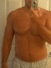 Here I am on 1 Aug 08, clocking in at 224lbs. We see what happens after following the Primal Blueprint for a month.
